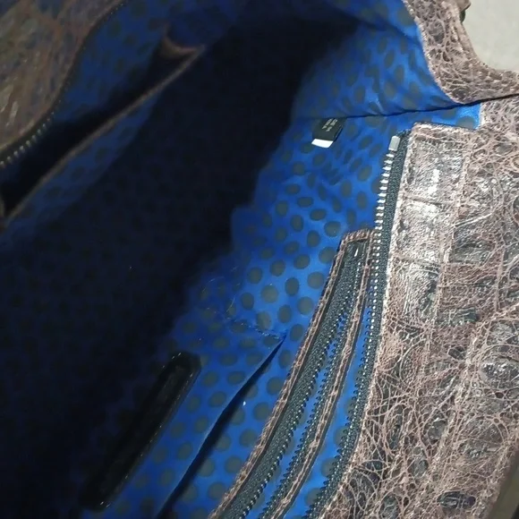 Rebecca Minkoff Croc Embossed Satchel - Picture 11 of 14